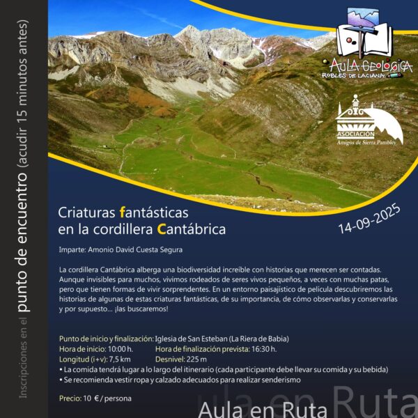 Aula en Ruta. Aula Geológica de Robles de Laciana